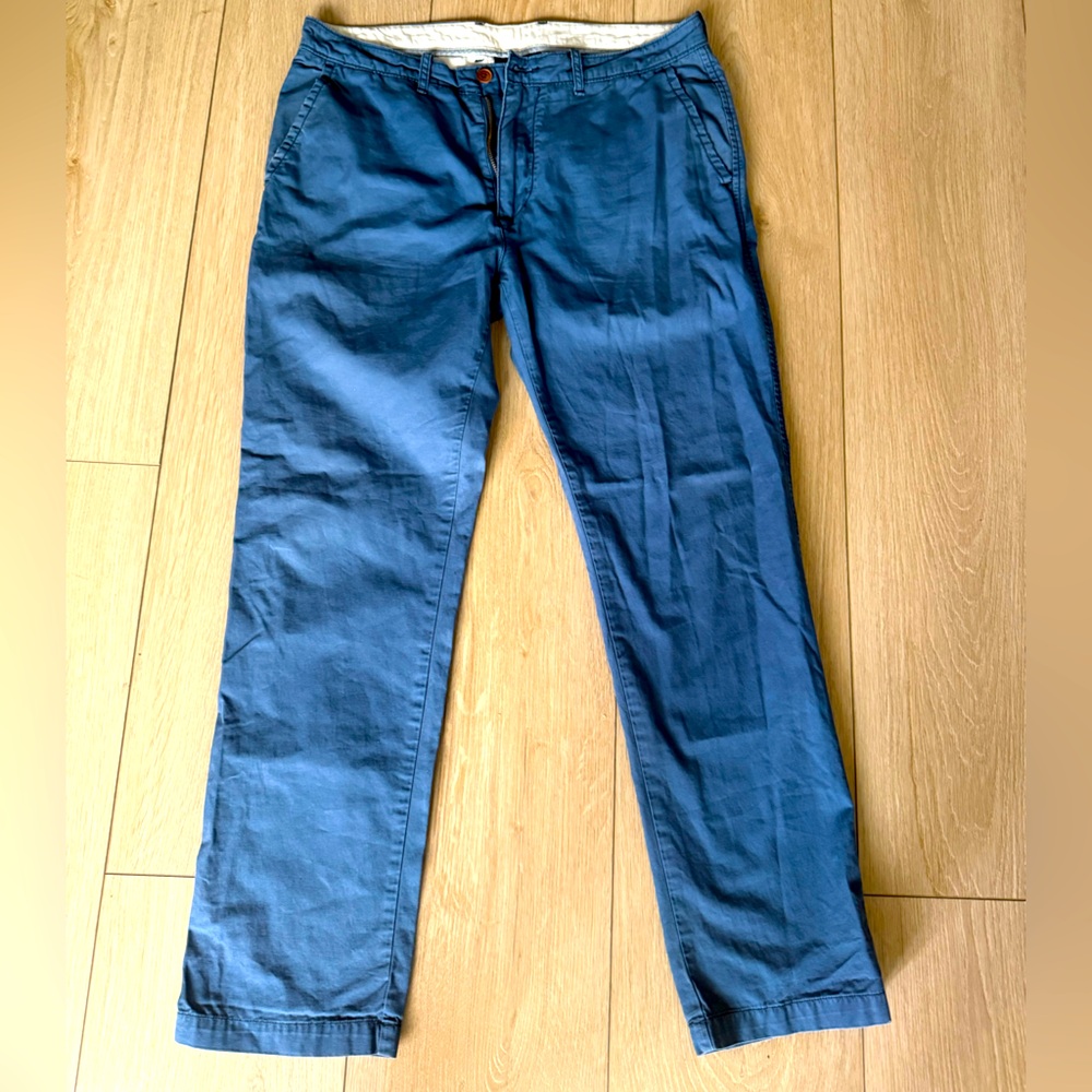 Men's Blue Chinos Abercrombie
